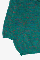 Vintage Teal Victoria Jones Grunge Sweater (1980s)