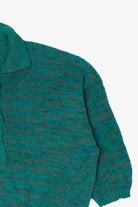Vintage Teal Victoria Jones Grunge Sweater (1980s)