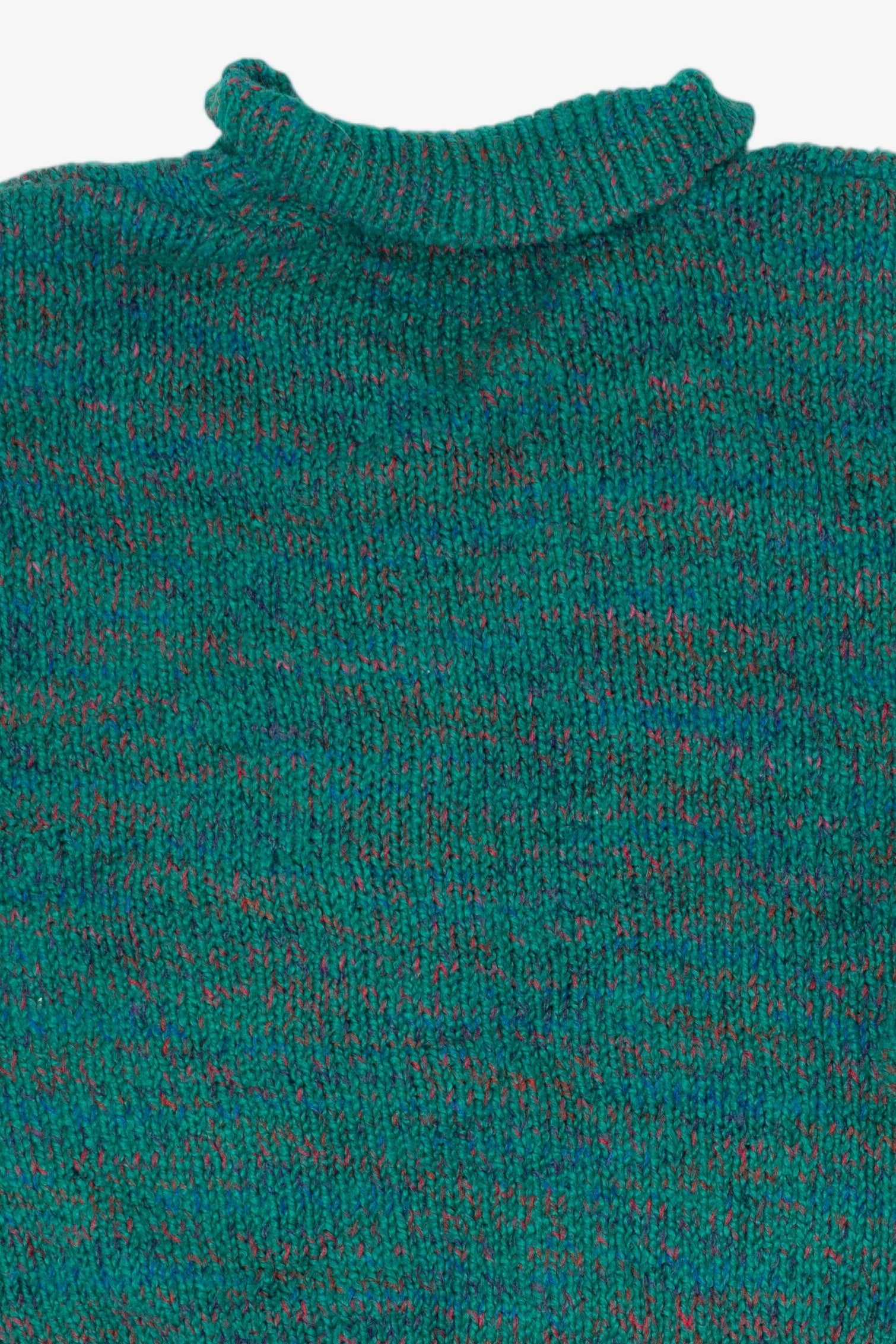Vintage Teal Victoria Jones Grunge Sweater (1980s)
