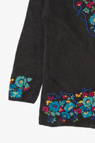 Vintage Rainbow Floral Embroidered Vivre Sweater (1990s)