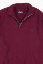 Burgundy Textured Chaps Sweater 89