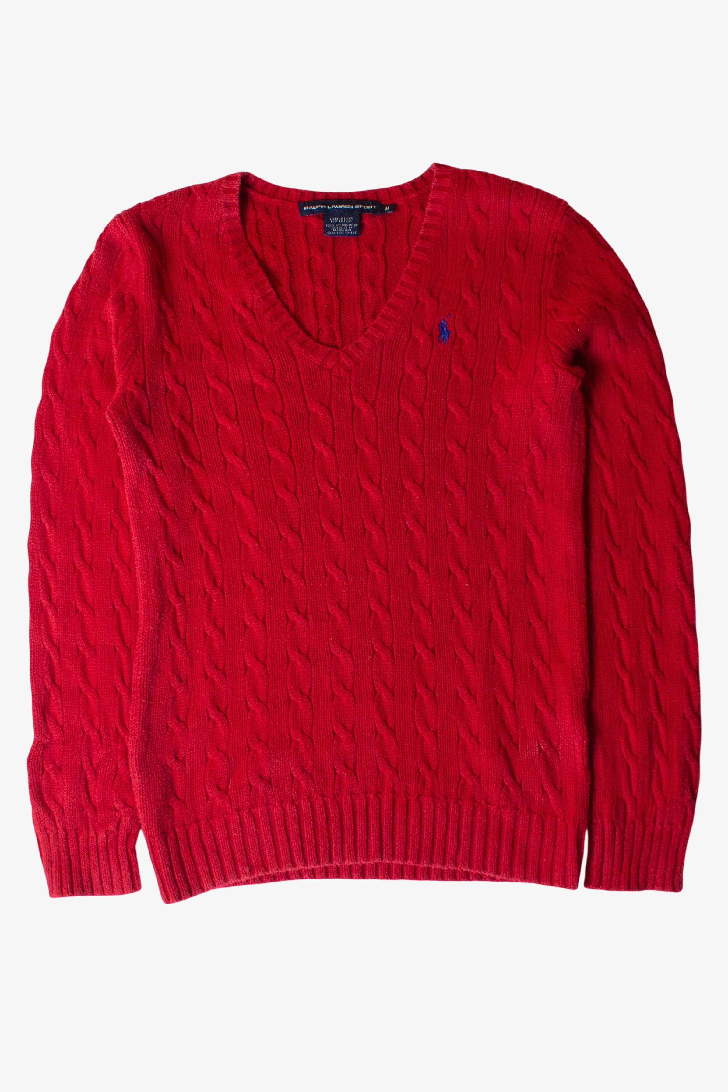 Vintage Red Ralph Lauren Sport Sweater (1990s)