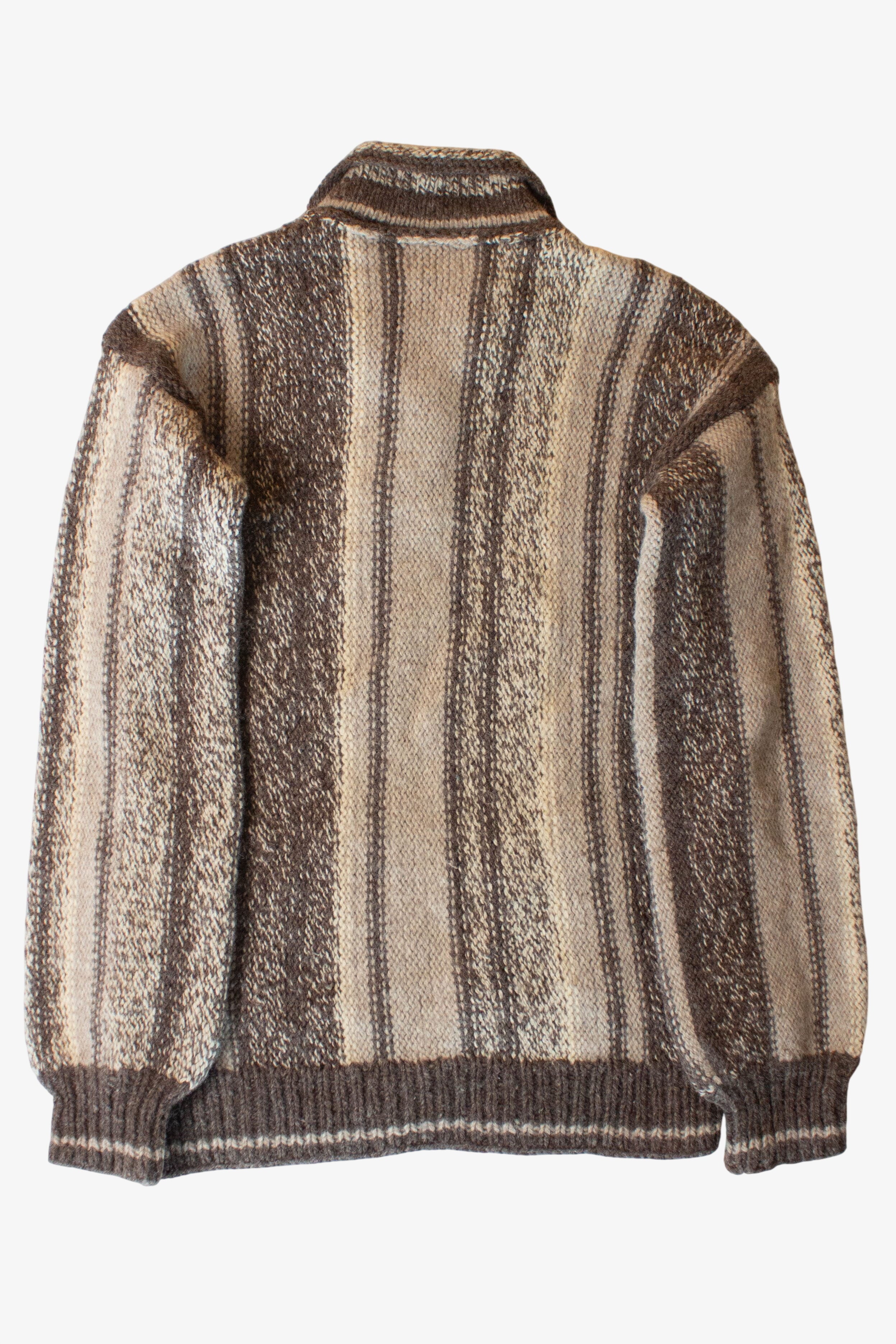 Vintage Brown Polo Neck Sweater (1990s)