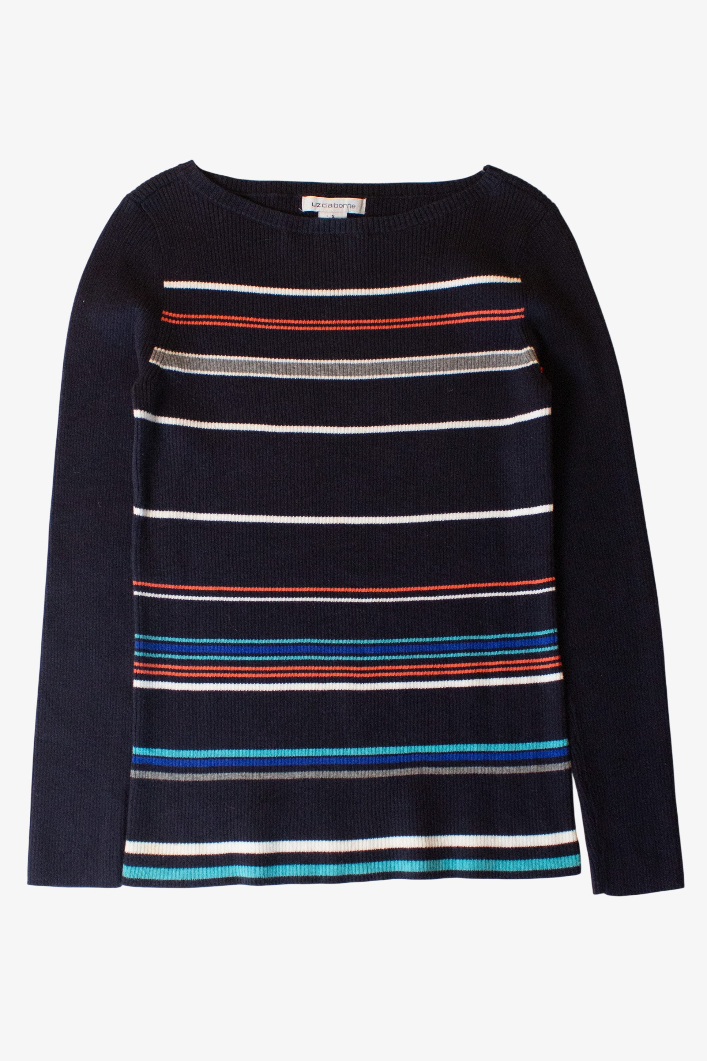 Vintage Striped Lightweight Liz Claiborne Sweater (2000s)