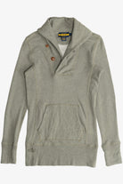 Vintage Ralph Lauren Rugby Half Hoodie Cowl Neck Tunic Sweater (2000s)