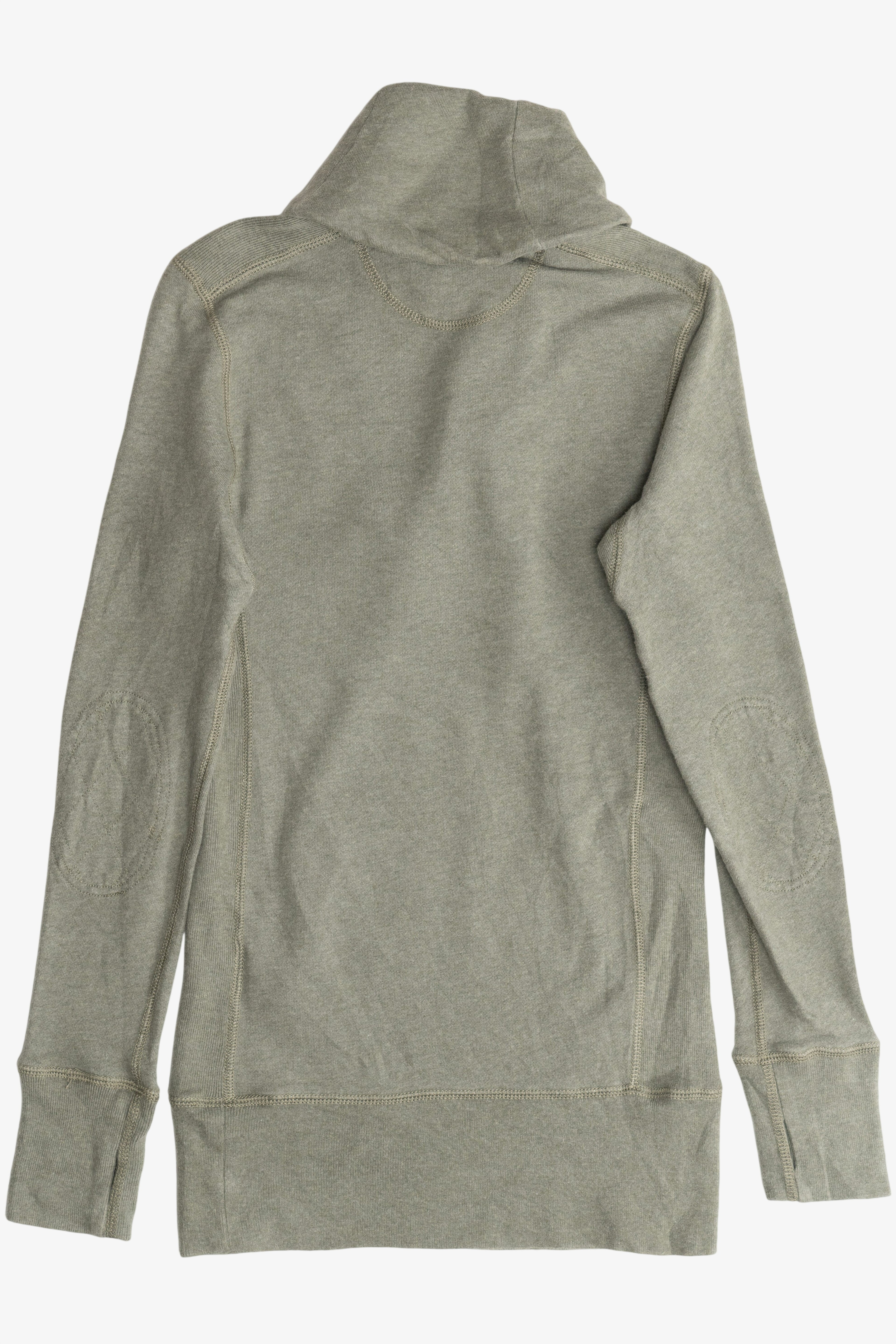 Vintage Ralph Lauren Rugby Half Hoodie Cowl Neck Tunic Sweater (2000s)