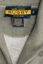Vintage Ralph Lauren Rugby Half Hoodie Cowl Neck Tunic Sweater (2000s)