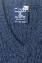 Navy Blue Citadel Vintage Sweater (1990s)