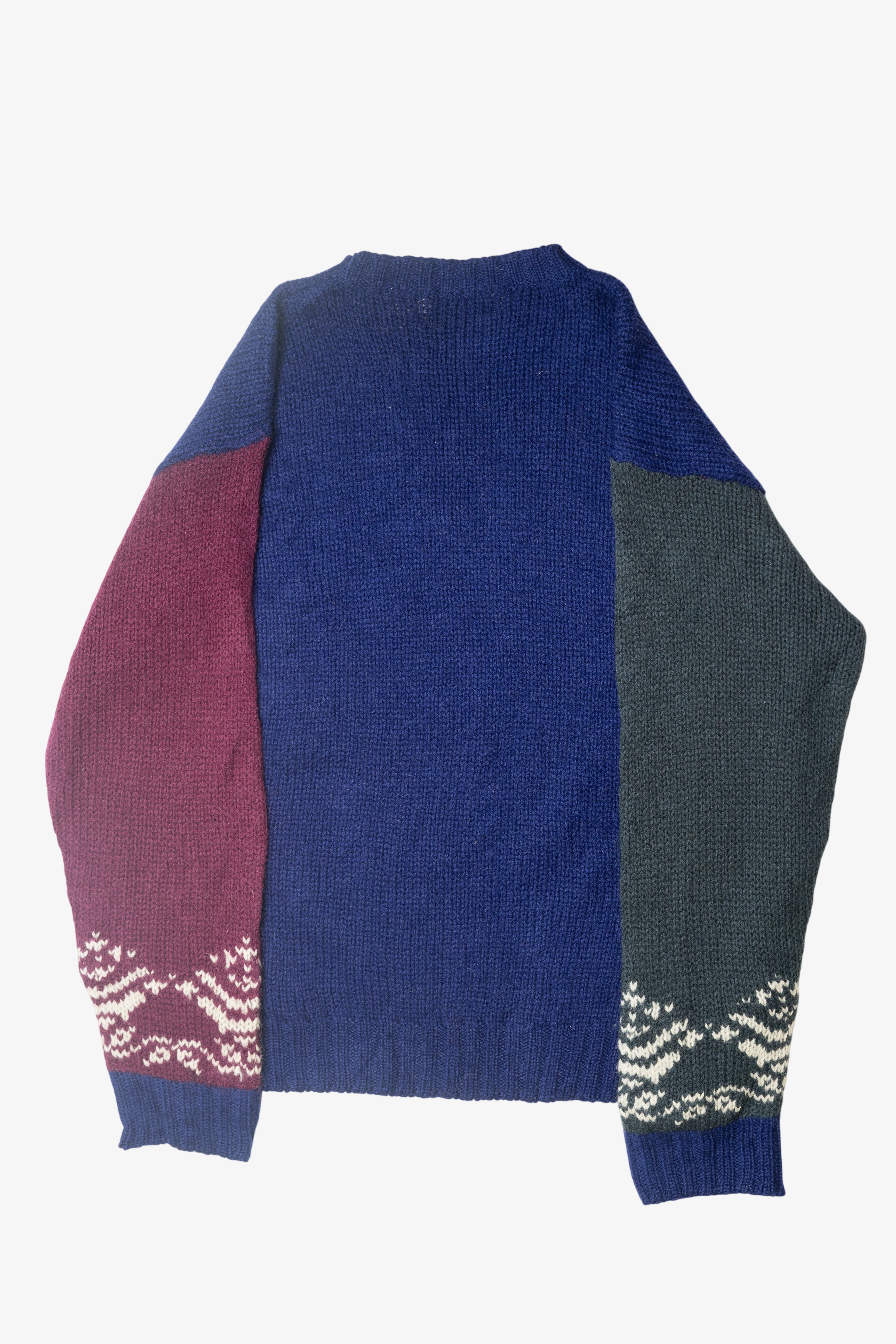 Vintage American Eagle Colorblock Sweater (1990s)