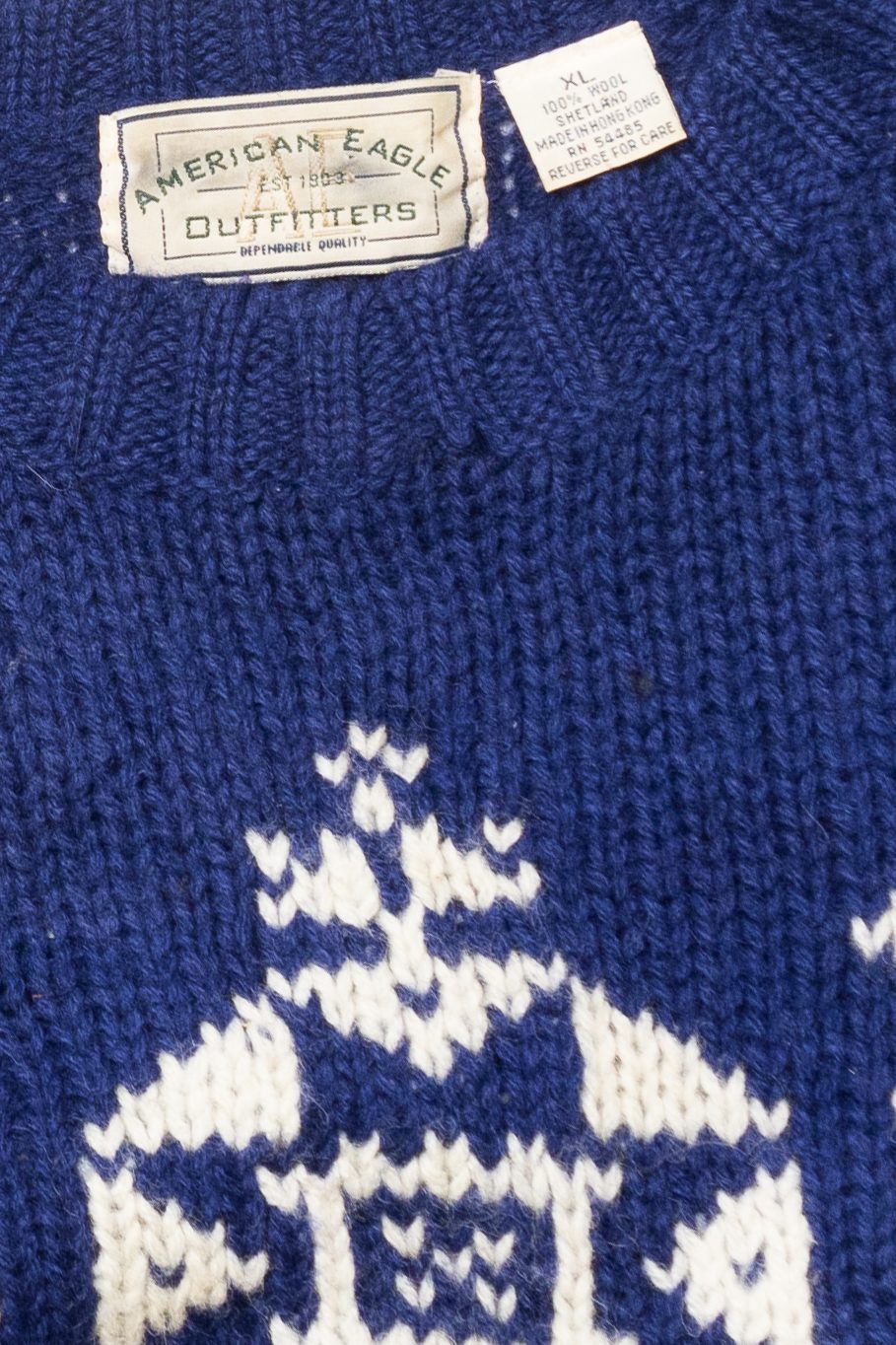 Vintage American Eagle Colorblock Sweater (1990s)