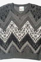 Vintage Top Fashion Gear Chevron Sweater (1980s)