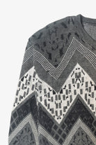 Vintage Top Fashion Gear Chevron Sweater (1980s)