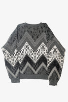 Vintage Top Fashion Gear Chevron Sweater (1980s)