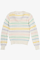 Vintage Pastel Lightweight 3 Button Sweater With Collar (1980s)
