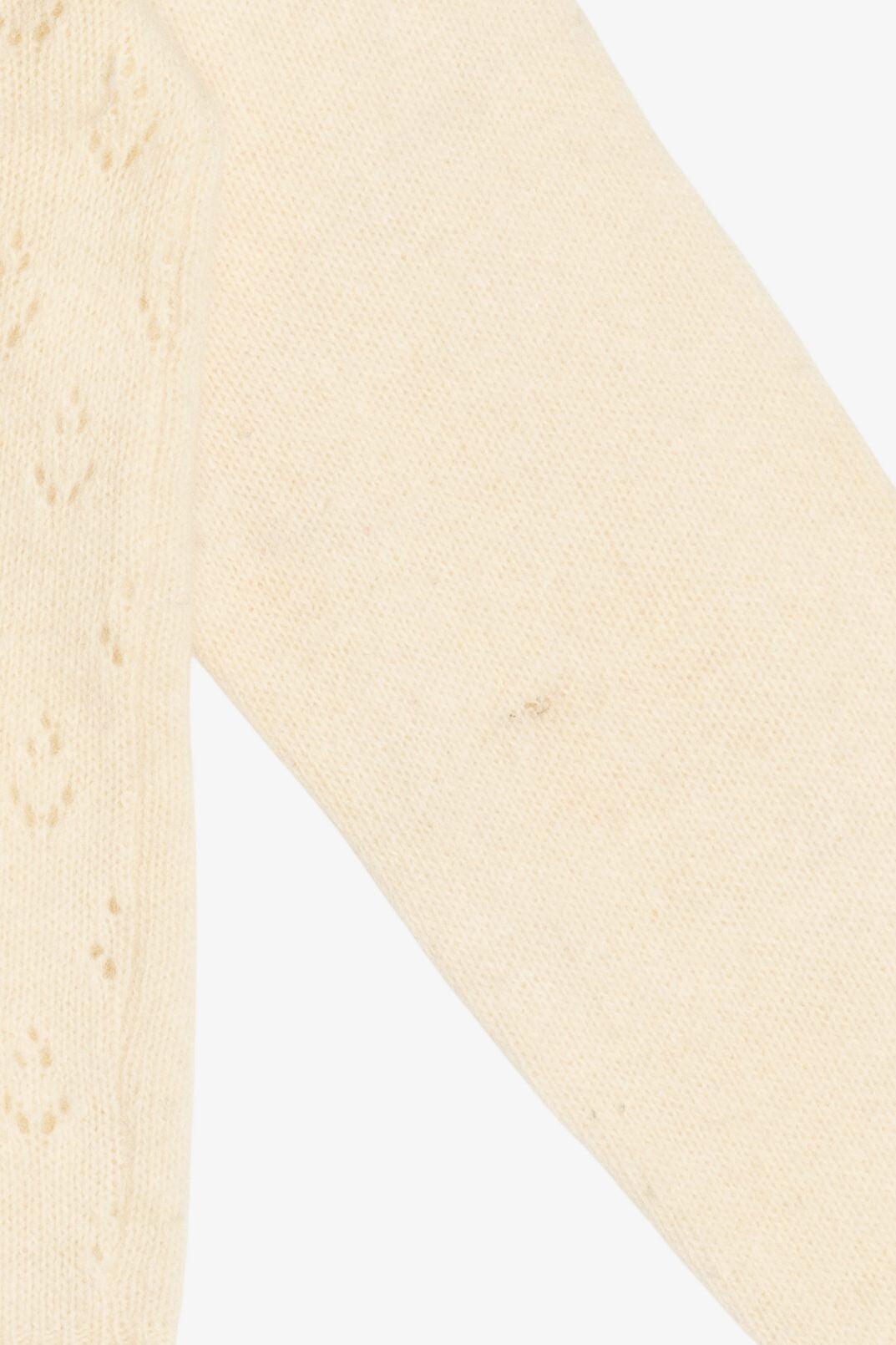 Vintage Ivory Jeanne Pierre Ruffle Collar Sweater (1980s)