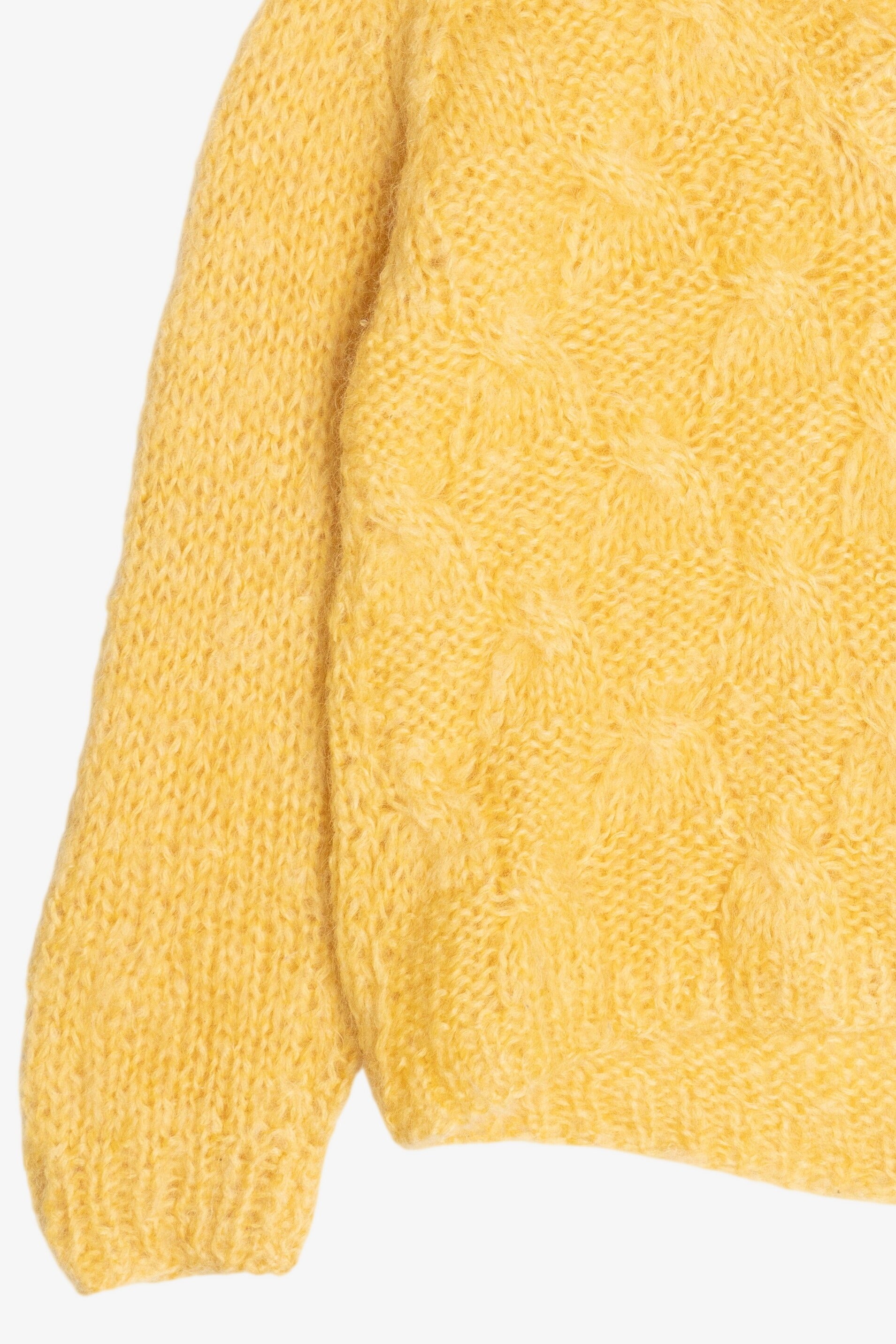 Vintage Neiman Marcus V-Neck Cable Knit Sweater (1990s)