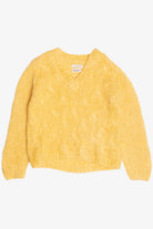 Vintage Neiman Marcus V-Neck Cable Knit Sweater (1990s)