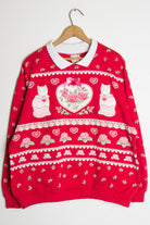 Roses and Cats Vintage Sweatshirt