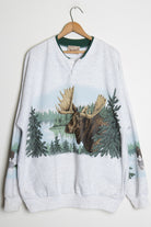 Woolrich Moose Sweatshirt w/ Pockets