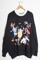 Kitty in the Laundry Vintage Sweatshirt