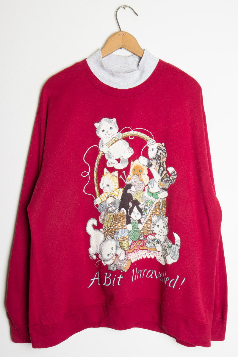 A Bit Unravelled! Vintage Sweatshirt