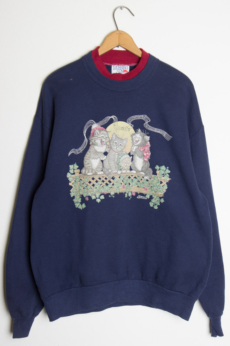 Singing Kitties Vintage Sweatshirt
