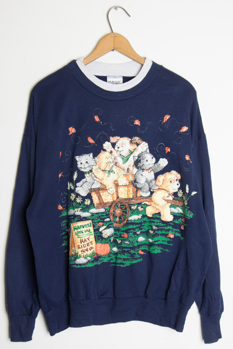 Harvest Hay Rides Vintage Sweatshirt