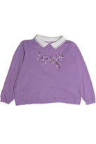 Vintage Embroidered Floral Sweatshirt 10200