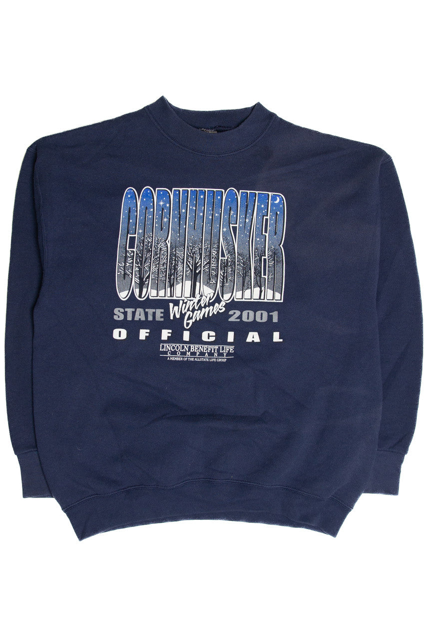 Vintage Cornhusker Winter Games 2001 Sweatshirt