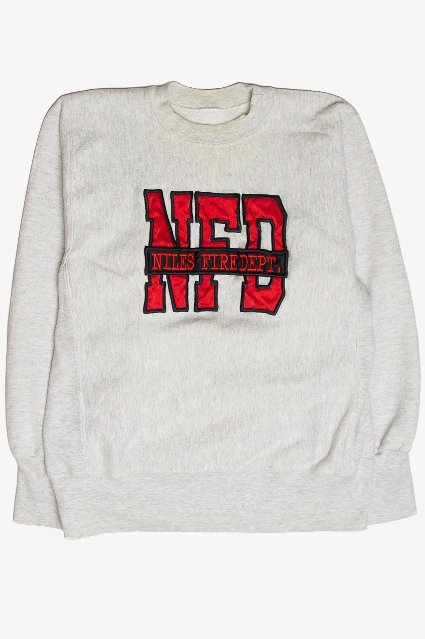 Vintage Niles Fire Department IL Sweatshirt
