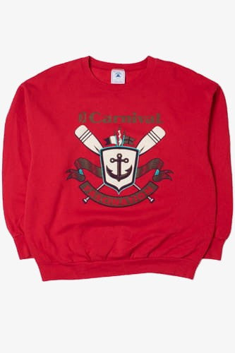 Vintage Carnival Fascination Nautical Sweatshirt