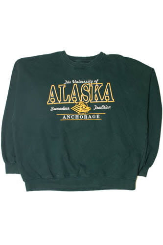 Vintage University of Alaska Anchorage Seawolves Sweatshirt