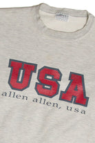 Vintage Allen Allen USA Sweatshirt Allen Allen Sweatshirt