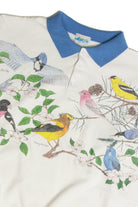 Vintage Bird Print Sweatshirt