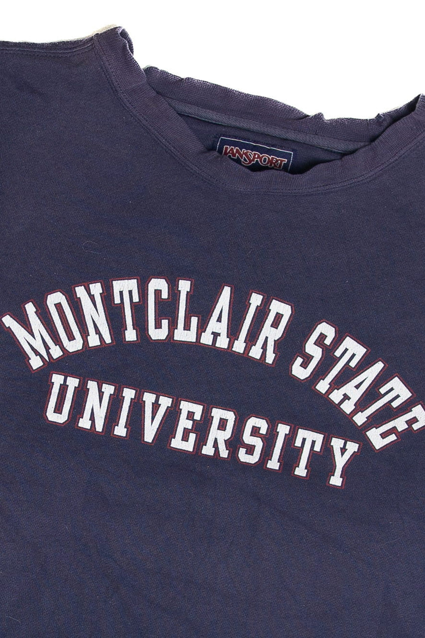 Vintage Montclair State University Sweatshirt Jansport Sweatshirt