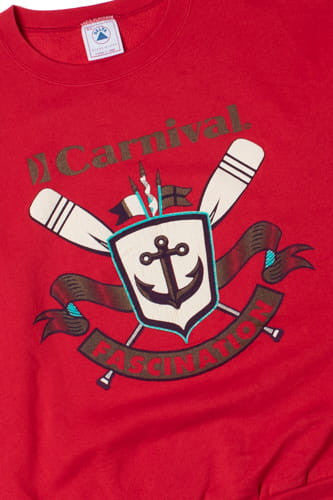 Vintage Carnival Fascination Nautical Sweatshirt