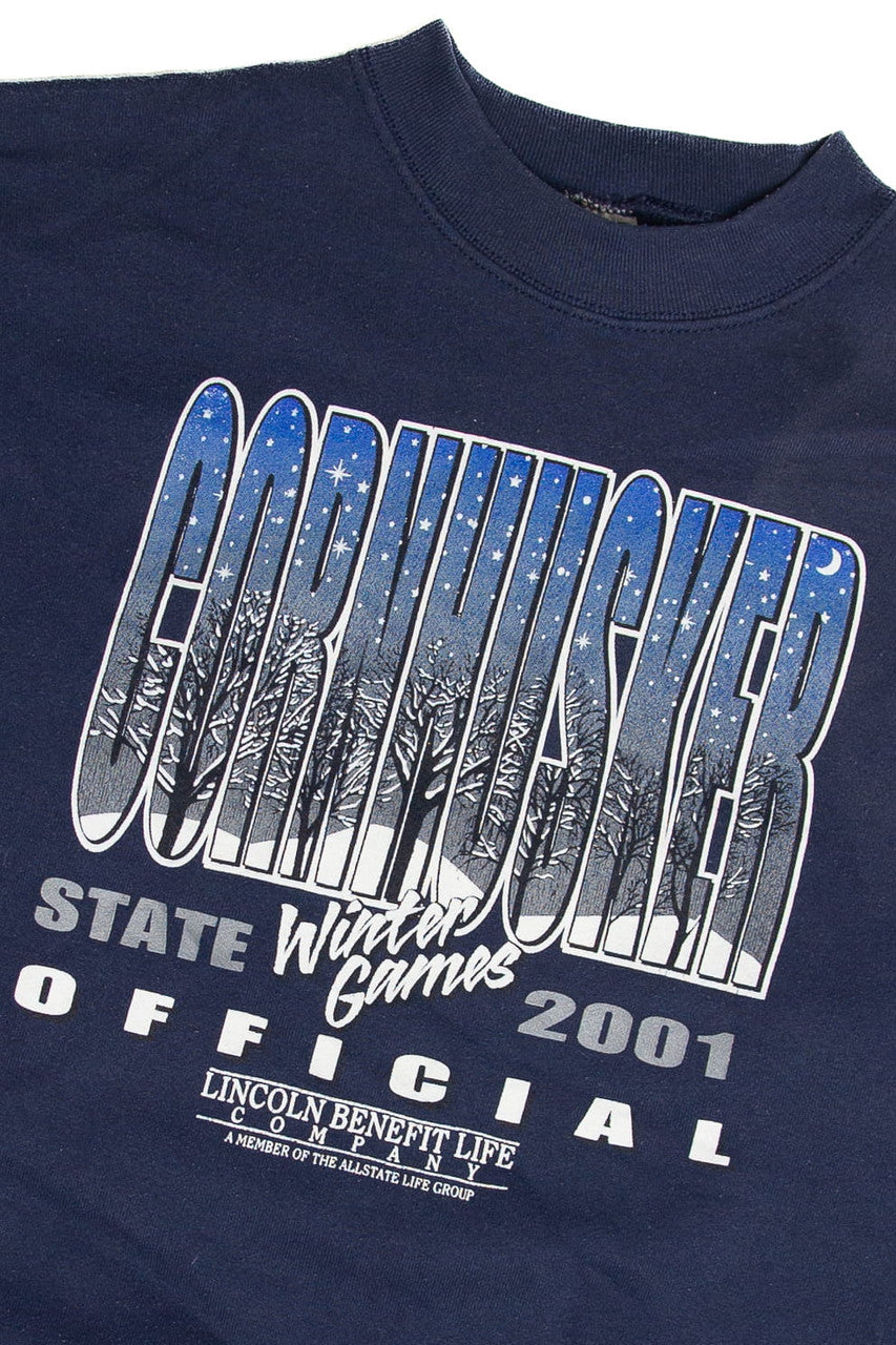 Vintage Cornhusker Winter Games 2001 Sweatshirt