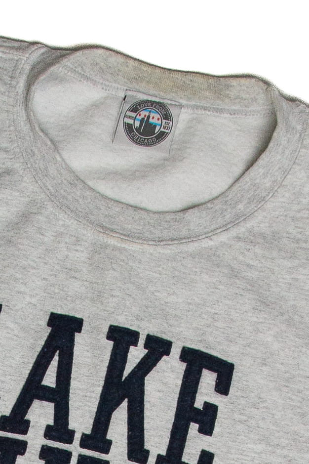Vintage Lake Michigan Stitch Letter Sweatshirt