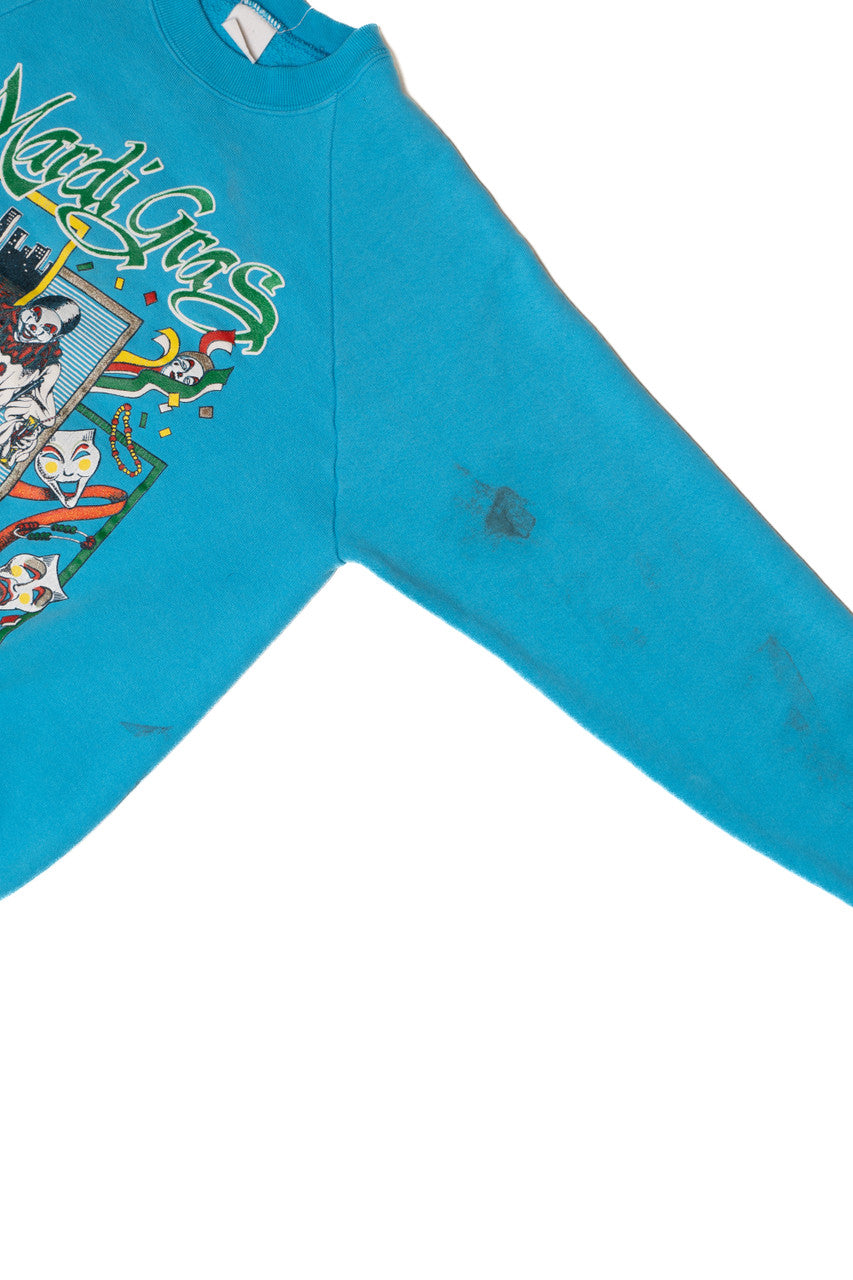 Vintage "Mardi Gras New Orleans" Celebration Sweatshirt