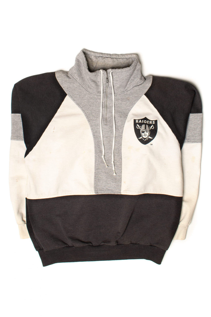 Vintage Raiders Quarter Zip Sweatshirt (1990s)