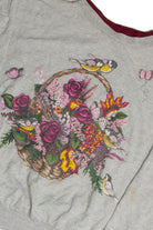 Vintage Flower Basket Sweatshirt
