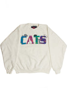 Vintage Cats Printed Sweatshirt 10026