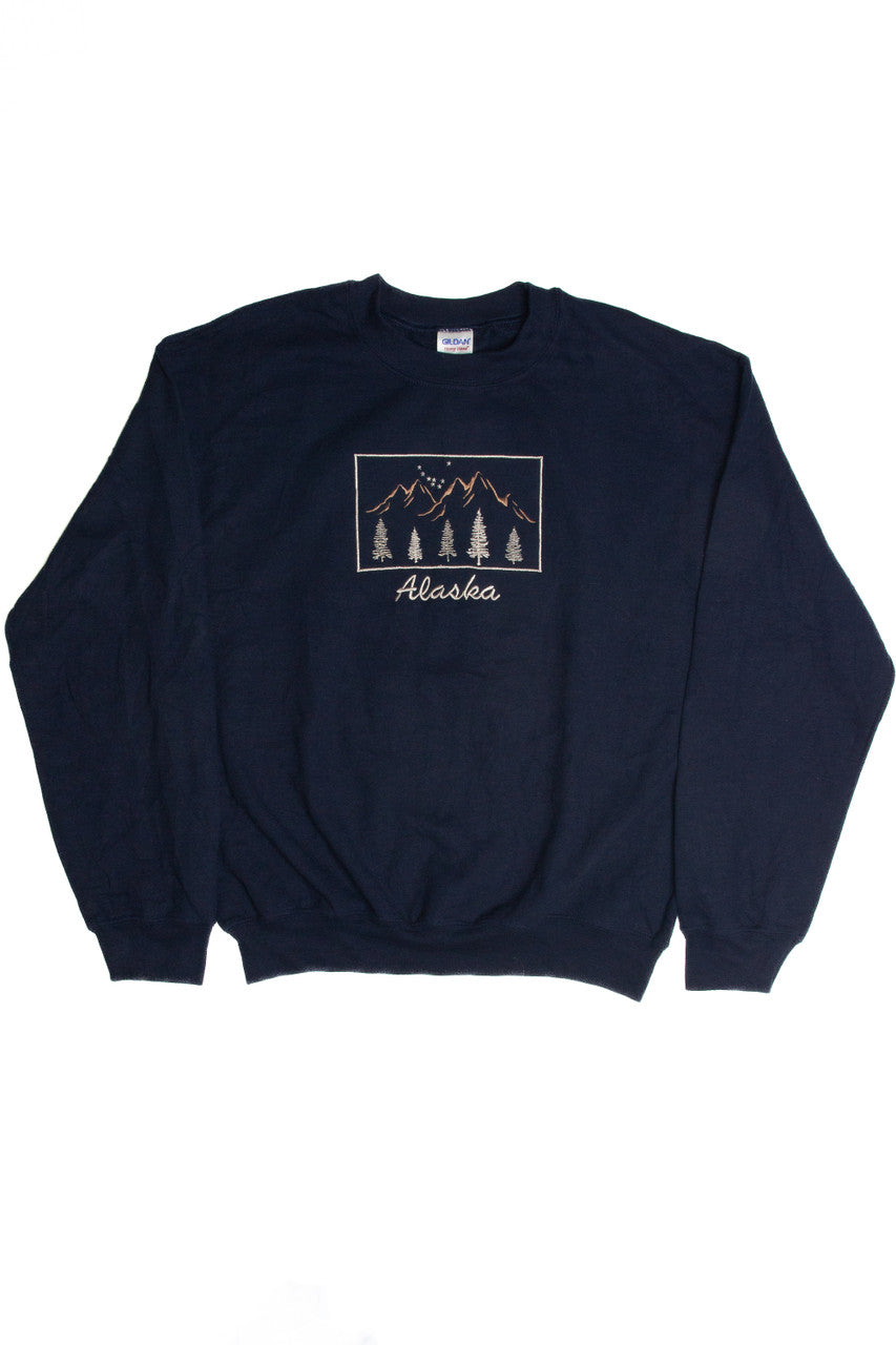 Vintage Embroidered Alaska Sweatshirt