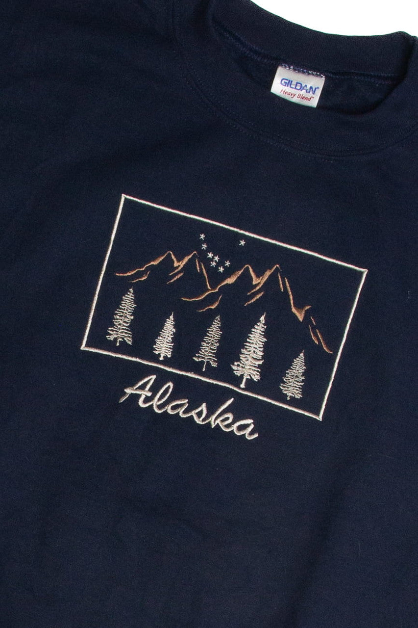 Vintage Embroidered Alaska Sweatshirt