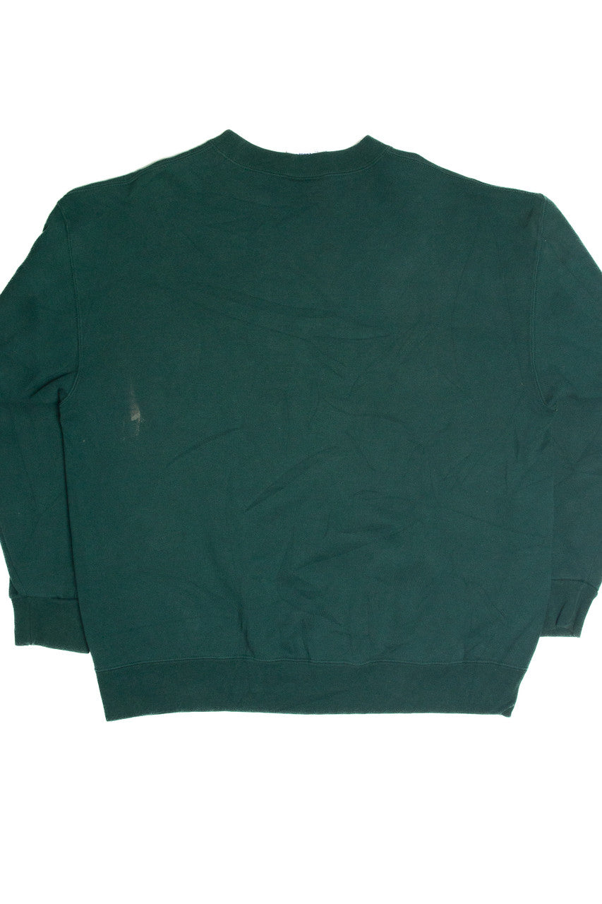 Vintage Embroidered Notre Dame Sweatshirt