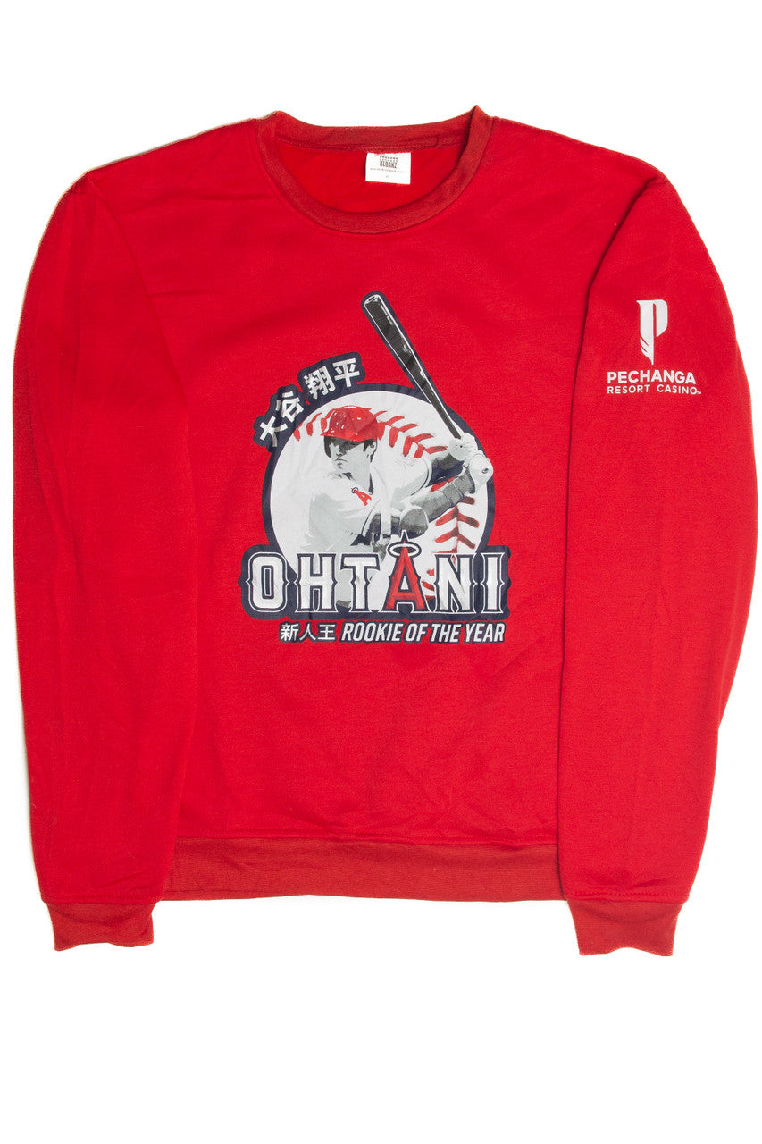 Vintage Shohei Ohtani 2018 Rookie of The Year Sweatshirt