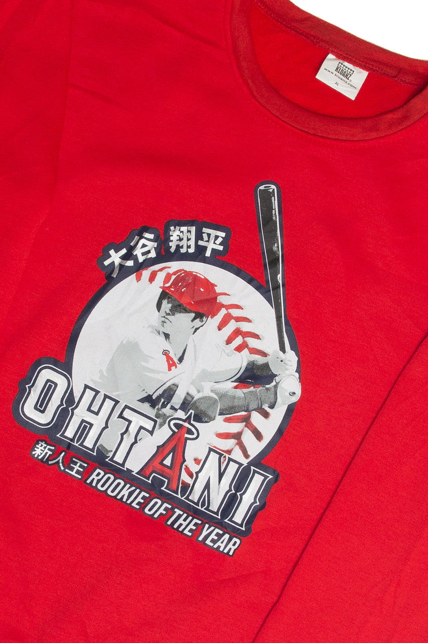 Vintage Shohei Ohtani 2018 Rookie of The Year Sweatshirt
