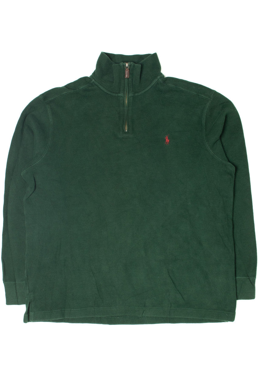 Vintage Polo By Ralph Lauren Quarter Zip Sweatshirt