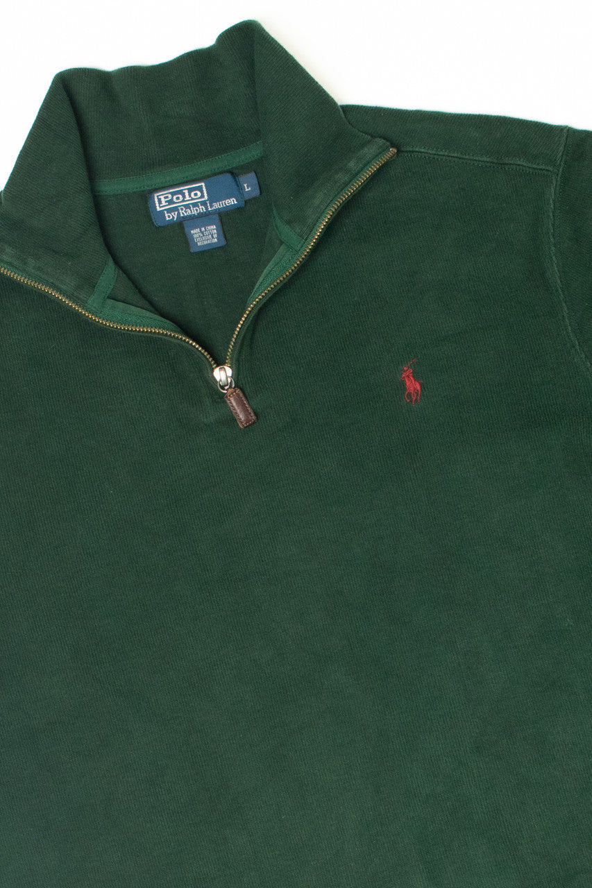 Vintage Polo By Ralph Lauren Quarter Zip Sweatshirt