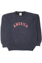 "America" Navy Blue Sweatshirt 10069